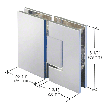 Bisagras para puertas de vidrio de 8 a 10 mm.